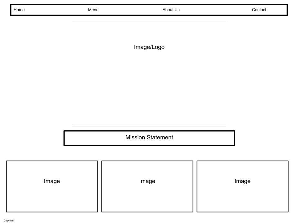 An example of a wireframe
